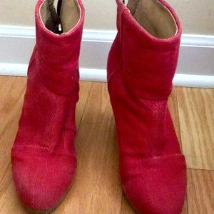 Ray & bone red boots